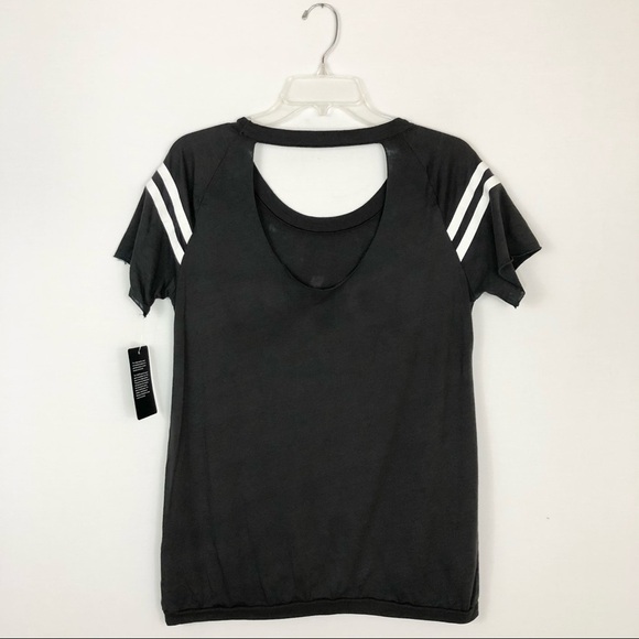 Chaser Graphic LOVE Dark Gray Cut Out Tee M - Picture 9 of 14